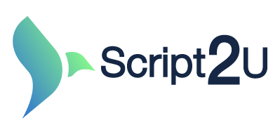 Script2u logo